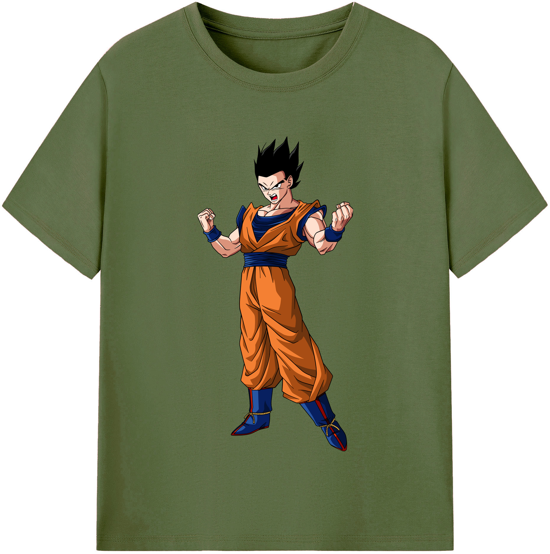 （画像用） ドラゴンボール 孫 悟飯（そんごはん）DRAGON BALL Son Gohan 綿100％半袖Tシャツ（フロントプリント）